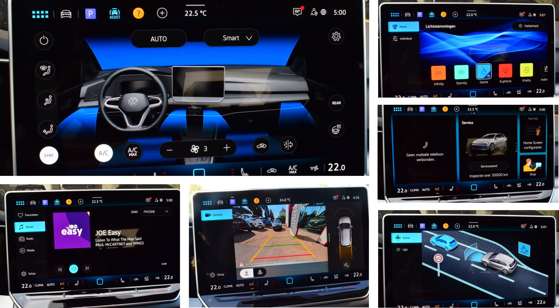 VOLKSWAGEN GOLF VIII 1.5Tsi CARPLAY – AMBIENT LIGHT – CAMERA – ZETELVERWARMING – NIEUW