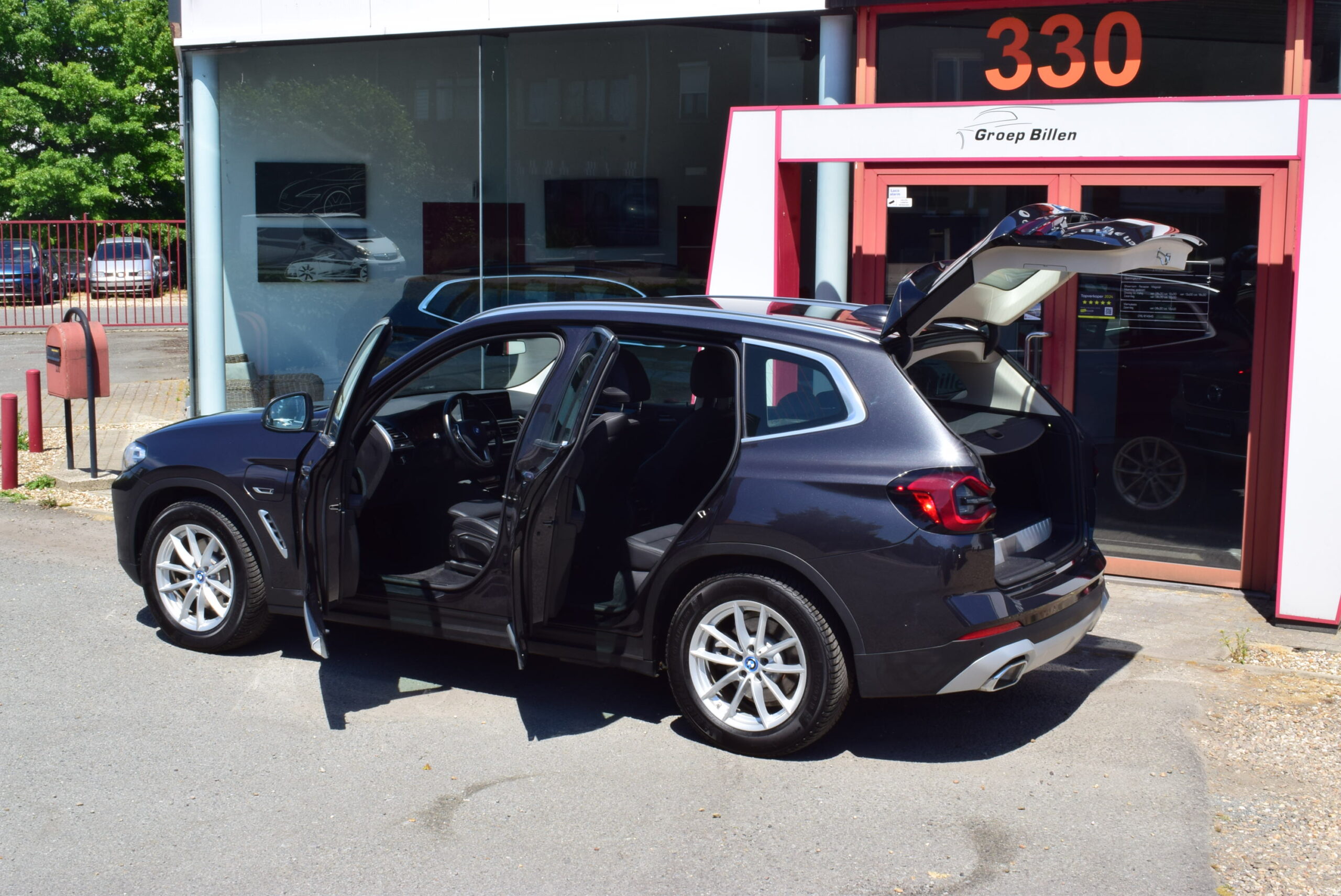 BMW X3 30e PHEV SPORTZETELS – LEDER – NAVI – LED – 360° CAM – 73.000km – FACELIFT – IN OPTIE