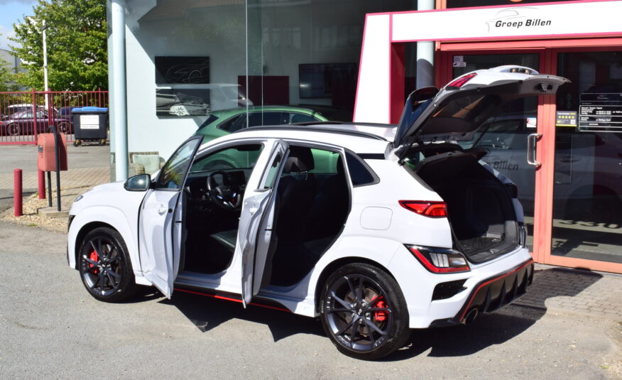 HYUNDAI KONA N 2.0T-GDi 280pk – 1/2 LEDER – NAVI – OPEN DAK – LED – CAMERA – HUD – ELEKTRISCHE ZETELS