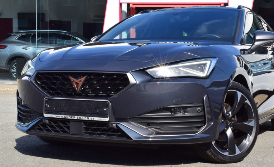 CUPRA LEON ST 1500TSi 150pk – 1/2 LEDER – CARPLAY – FULL LED – AMBIENT LIGHT – CAMERA – 20.000km – VERKOCHT