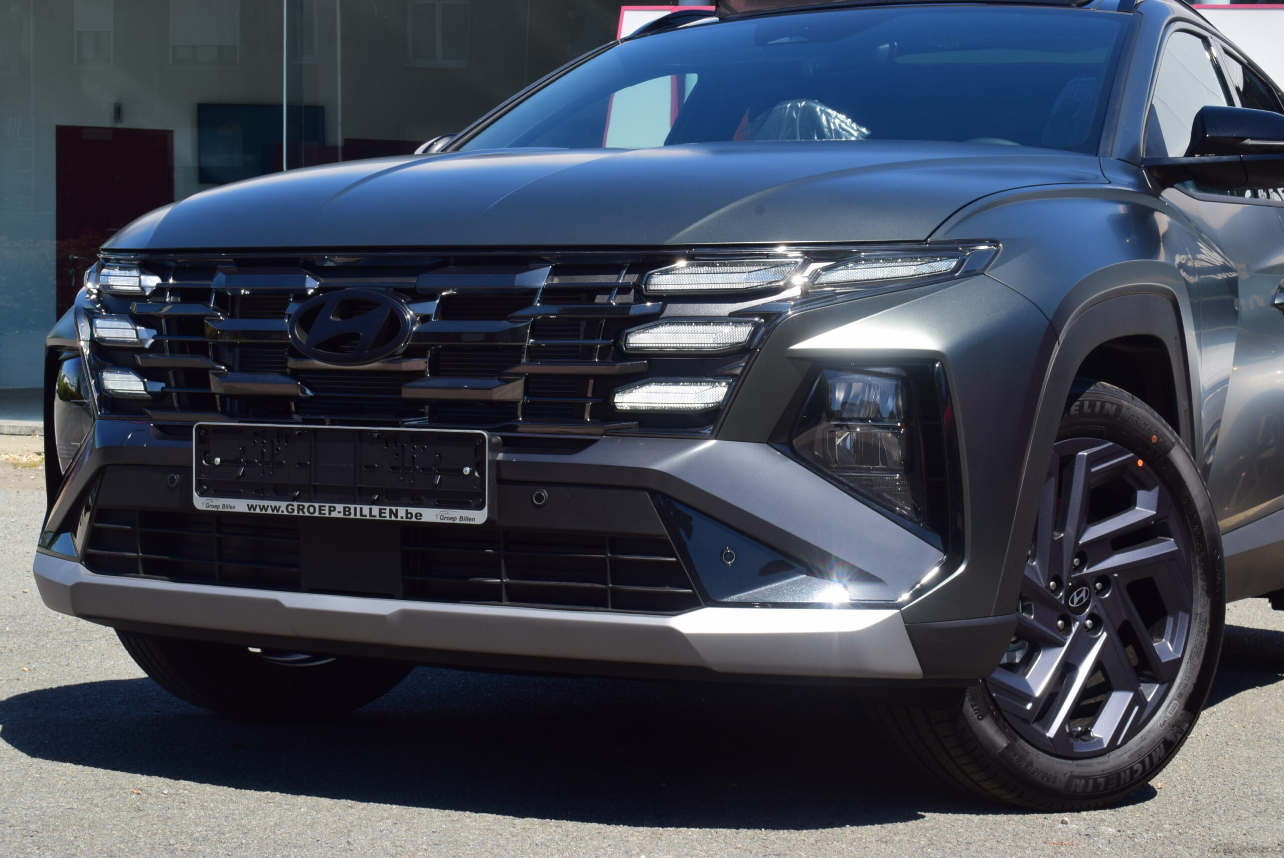 HYUNDAI TUCSON 1.6T-GDi 150pk – 1/2 LEDER – NAVI – PANO DAK – LED – CAMERA – NIEUW