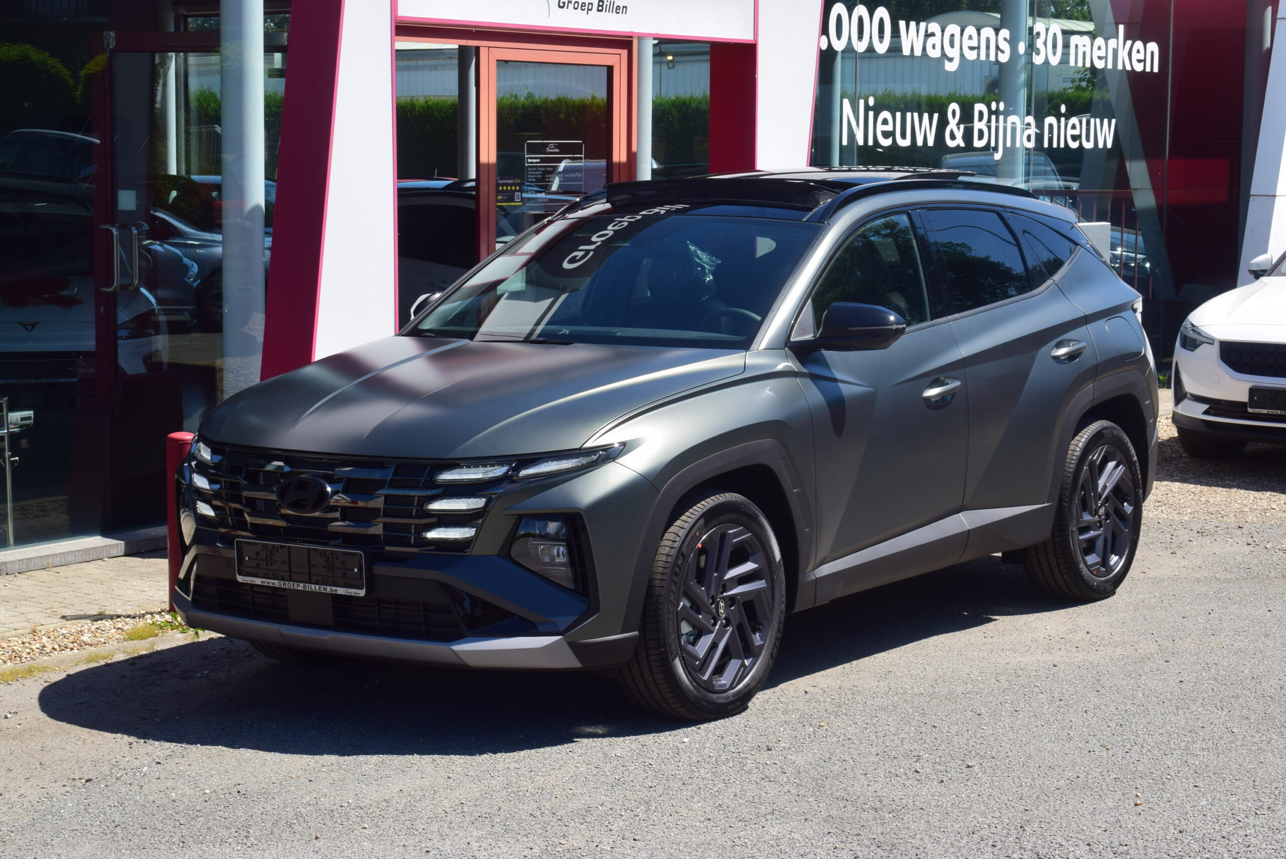HYUNDAI TUCSON 1.6T-GDi 150pk – 1/2 LEDER – NAVI – PANO DAK – LED – CAMERA – NIEUW