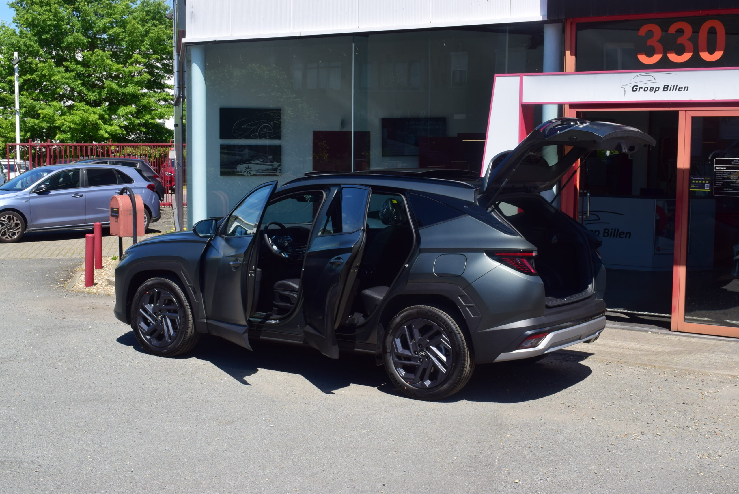 HYUNDAI TUCSON 1.6T-GDi 150pk – 1/2 LEDER – NAVI – PANO DAK – LED – CAMERA – NIEUW