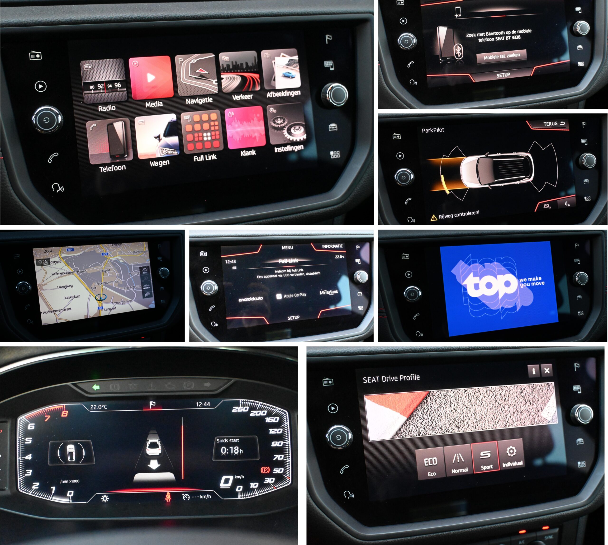 SEAT ARONA FR 1.0TSi NAVIGATIE – CARPLAY – FULL LED – PARK ASSIST – GARANTIE