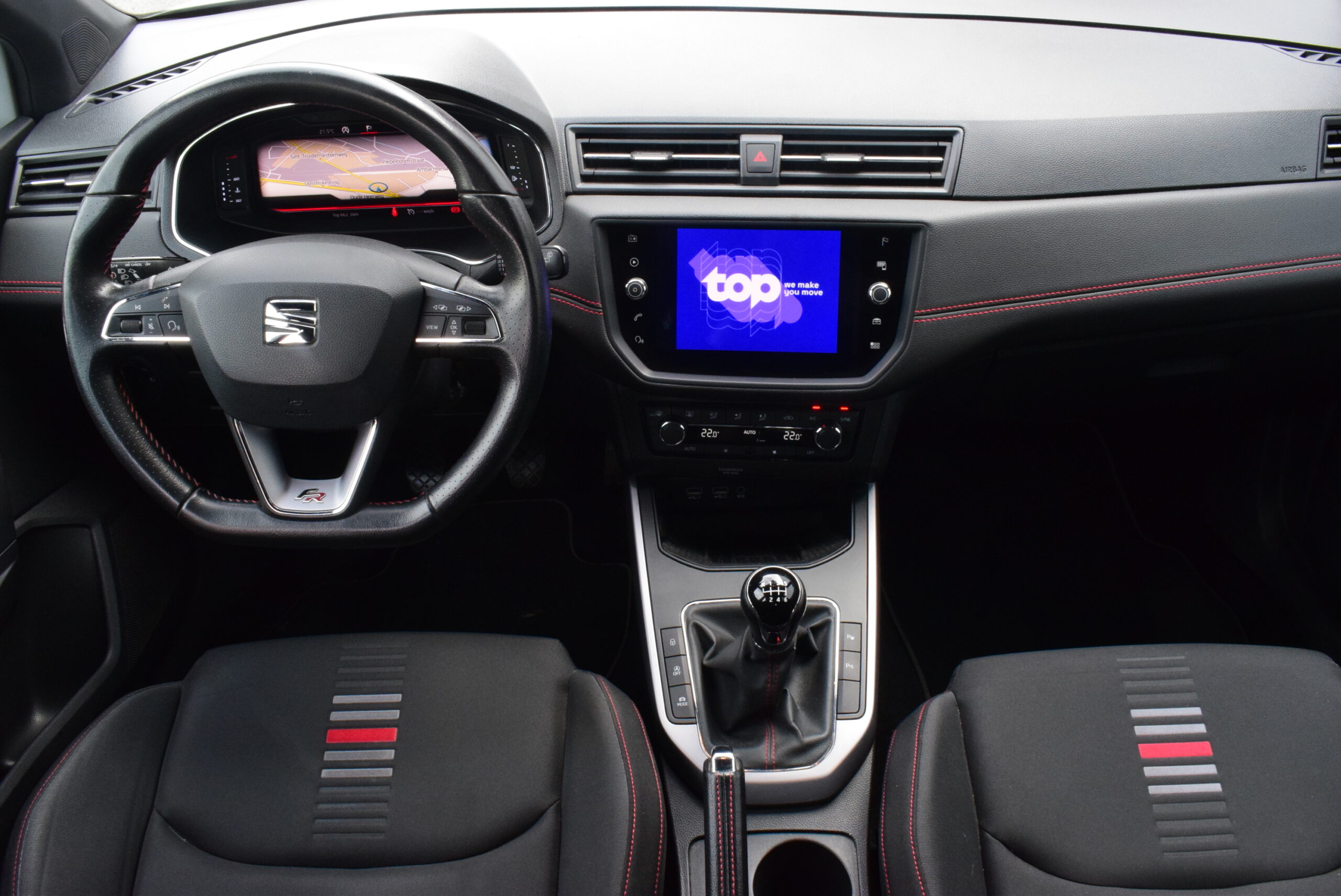 SEAT ARONA FR 1.0TSi NAVIGATIE – FULL LED – PARK ASSIST – GARANTIE – VERWACHT
