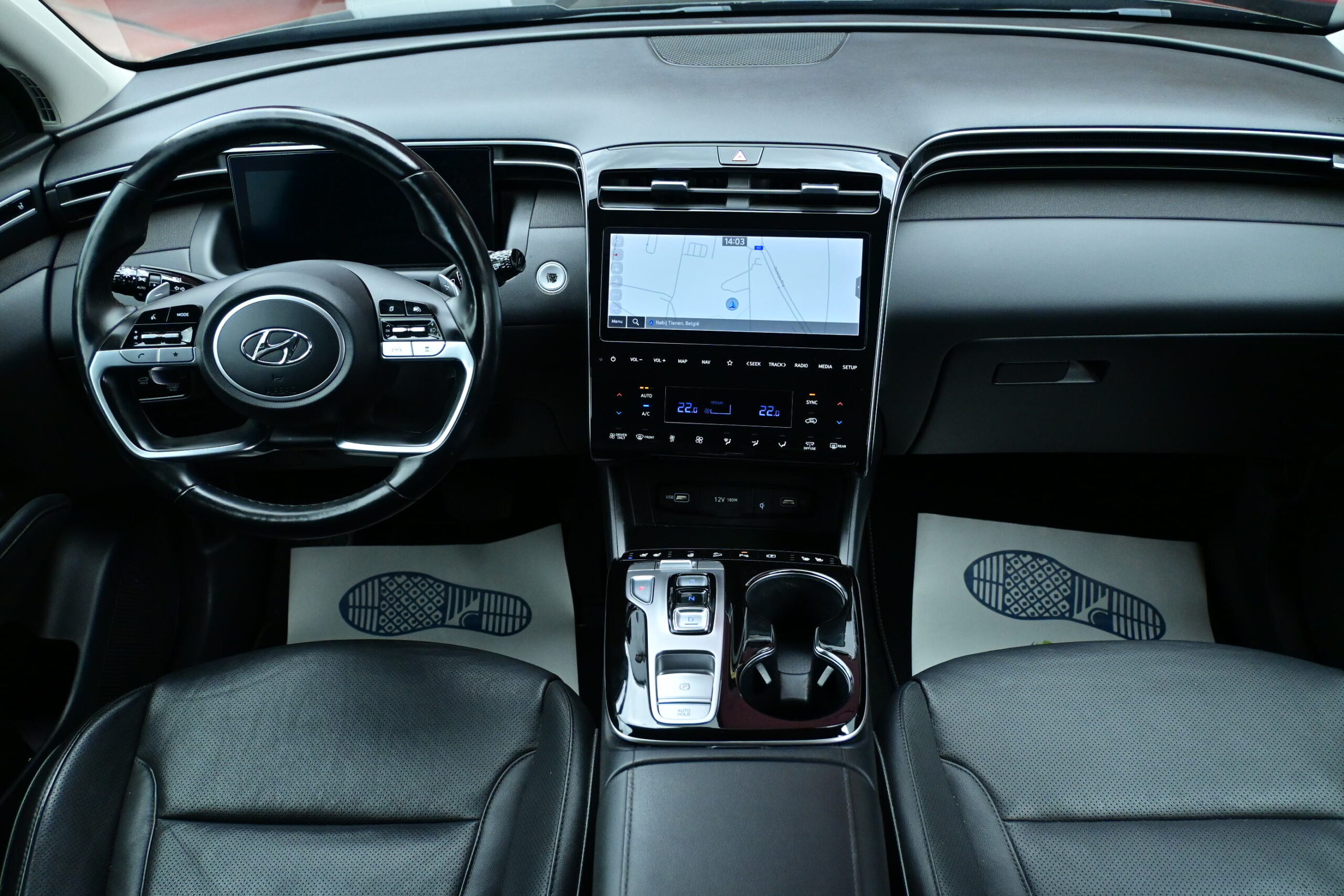 Hyundai Tucson 1.6HEV SHINE – LEDER – NAVI – LED – PANO DAK – ELEK ZETELS – 360° CAMERA – GARANTIE