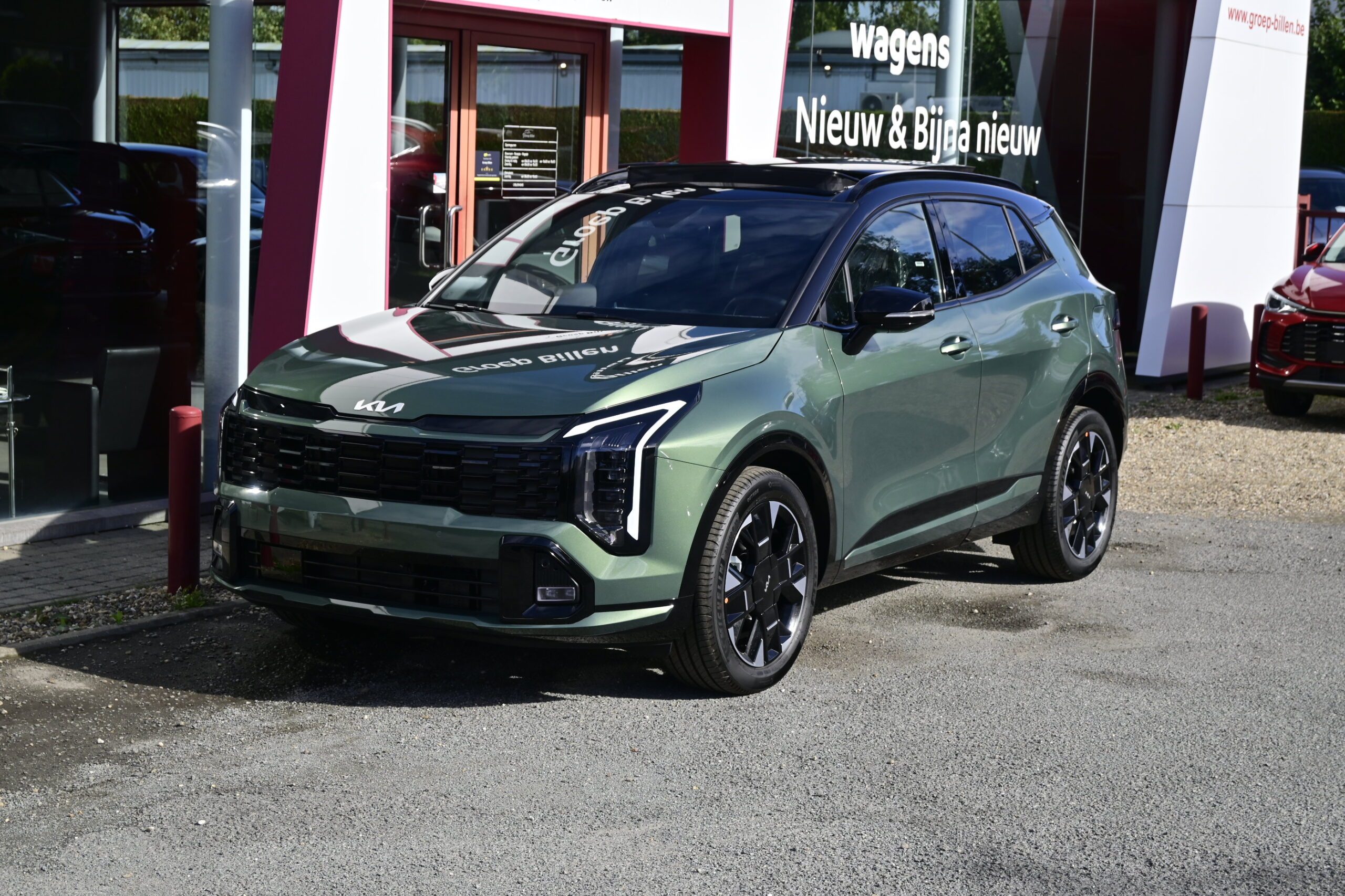 KIA SPORTAGE 1.6HEV GT-LINE – 1/2 LEDER – PANO DAK – NAVI – LED – CAMERA – VERKOCHT